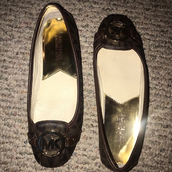 Michael Kors Shoes - Michael Kors Brown Flats